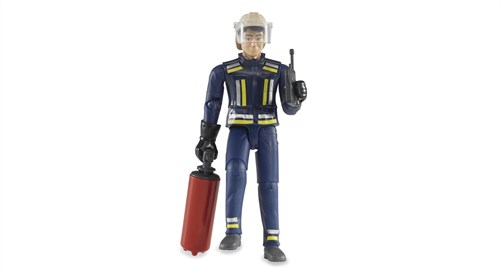 Bruder figurine pompier 10,7cm avec accessoires pompiers