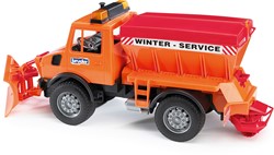 Bruder 02572 - MB-Unimog Winterdienst mit Räumschild