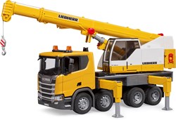 Bruder Kranwagen Scania Super 560R Liebherr mit Licht und Sound Spielzeugauto