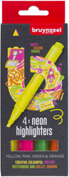 Bruynzeel Bruynzeel Textmarker Neon 4 Stück