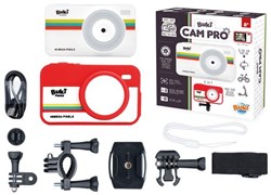 Buki appareil photo - Appareil photo enfant 2-en-1 avec mode voyage et mode sport