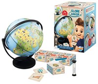 Buki Globus Junior Lernspielzeug mit Karten und Sanduhr