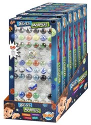Buki Murmeln - Murmelbox kleines Modell mit 56 Glasmurmeln