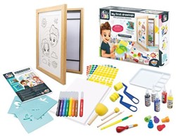 Buki Zeichenbox Kinderzeichnungen Kreatives Spielzeug mit A4-Bilderrahmen