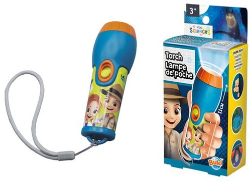 Buki Taschenlampe Spielzeug kinderfreundlich LED sicher für Kinder