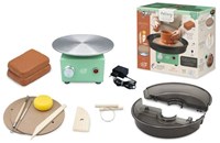 Buki Töpferscheibe Expert Töpfer-Set für Kinder und Erwachsene