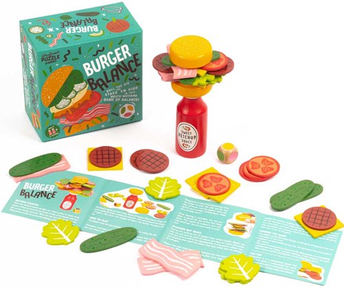 Burger Balance jeu d'empilement pour enfants et adultes - jeu de société-2