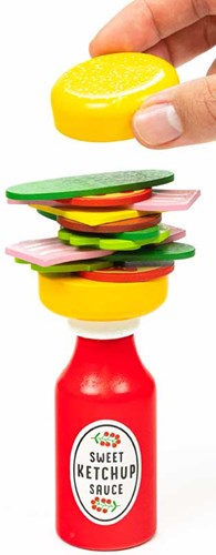 Burger Balance jeu d'empilement pour enfants et adultes - jeu de société-3