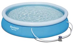 Bestway FastSet zwembad 457x84cm + pomp