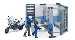 Bruder Bruder bworld Politiebureau met politiemotor