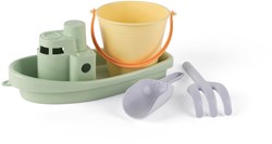 Dantoy jouet de sable bateau et seau - jouet de plage durable
