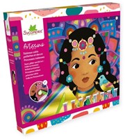 Sycomore Bastelset XL Sand, Glitzer und Gold - Indische Prinzessinnen