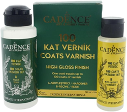 Cadence Lackset Hochglanz 100 Schichten 70+120 ml kratzfest