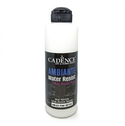Cadence Cadence Ambiante Waterbestendige Matt Acrylverf 250 ml Pure White + 10 gr Catalyst