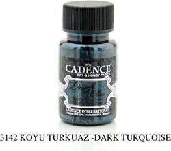 Cadence Cadence Dora Metallic Glas Verf 50 ml Turquoise