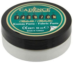 Cadence Cadence Fashion Textile Metallic Relief Paste 50 ml Perlmutt