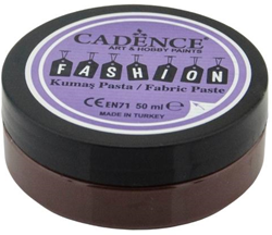 Cadence Cadence Fashion Textiel Relief Pasta 50 ml Donkerbruin