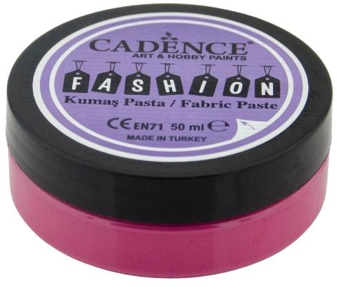 Cadence Textilfarbe Fashion Relief Paste 50 ml fuchsia Acryl