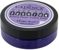 Cadence Textilfarbe Fashion Relief Paste 50 ml ultraviolett für Stoff