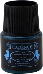 Cadence Cadence Glas- en Porseleinverf Frosting Gel 45 ml Turquoise