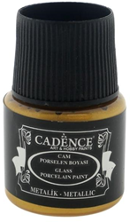 Cadence Cadence Glas- en Porseleinverf Metallic 45 ml Goud
