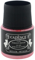 Cadence Cadence Glas- en Porseleinverf Metallic 45 ml Lichtroze