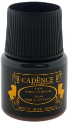 Cadence Cadence Glas- en Porseleinverf Opaque 45 ml Lichtbruin