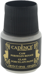 Cadence Cadence Glas- en Porseleinverf Opaque 45 ml Wit