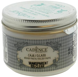 Cadence Cadence Glass Transparente Reliefpaste 150 ml Transparent