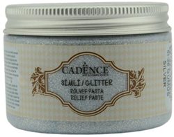 Cadence Cadence Glitter Relief Paste 150 ml Silber