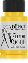 Cadence Lederfarbe Leather Vogue 50 ml Gelb - kreative Textilfarbe