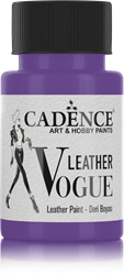 Cadence Lederfarbe Leather Vogue lila 50 ml - kreative Textilfarbe