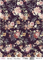 Cadence Decoupage Reispapier 30x42 cm Flora - Bastelpapier