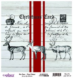 Cadence Decoupage Papier Reispapier Joy of Life 30x32 cm Weihnachten