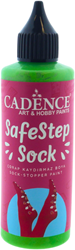 Cadence Textilfarbe Anti-Rutsch Socken grün - sichere Bastelfarbe