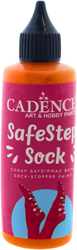Cadence Cadence SafeStep Sock-Stop Anti-Slip Verf Orange