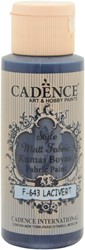 Cadence Cadence Style Mat Textielverf 59 ml Donker Blauw