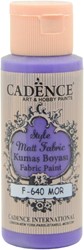 Cadence Cadence Style Mat Textielverf 59 ml Paars