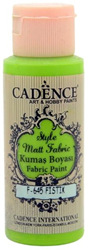 Cadence Cadence Style Mat Textielverf 59 ml Pistache Groen