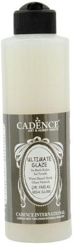 Cadence Hochglanzlack Ultimate Glaze 250 ml Keramik-Look