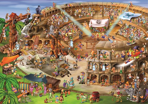 DToys Cartoon Collection - Colosseum - 1,000 pieces