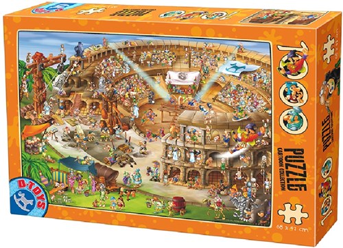 DToys Cartoon Collection - Colosseum - 1,000 pieces-2