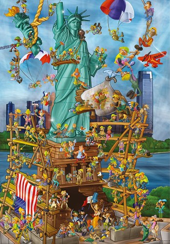 D-Toys puzzle Cartoon Collection New York 1000 pièces puzzle