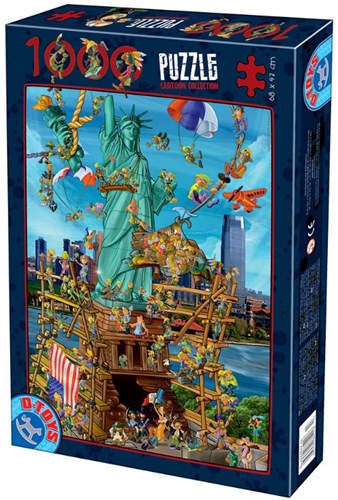 D-Toys puzzle Cartoon Collection New York 1000 pièces puzzle-2