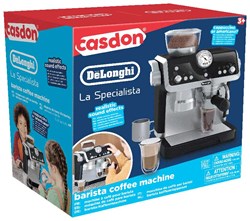 Casdon machine à café barista jouet - DeLonghi - sons réalistes