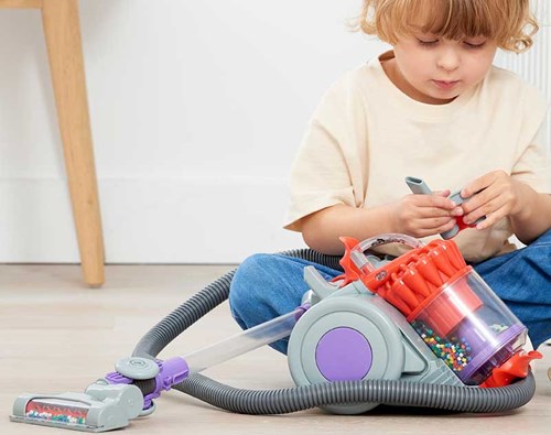 Casdon aspirateur jouet Dyson DC22 avec puissance d’aspiration réaliste-2