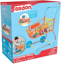 Casdon chariot de courses jouet - chariot coloré pour enfants