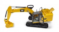 Bruder pelle mécanique CAT véhicule de chantier jouet 1:16 jaune-2