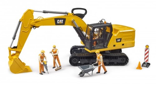 Bruder pelle mécanique CAT véhicule de chantier jouet 1:16 jaune-3