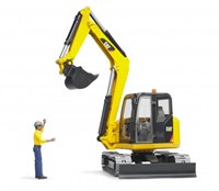 Bruder pelleteuse Cat jouet avec figurine - chantier-2